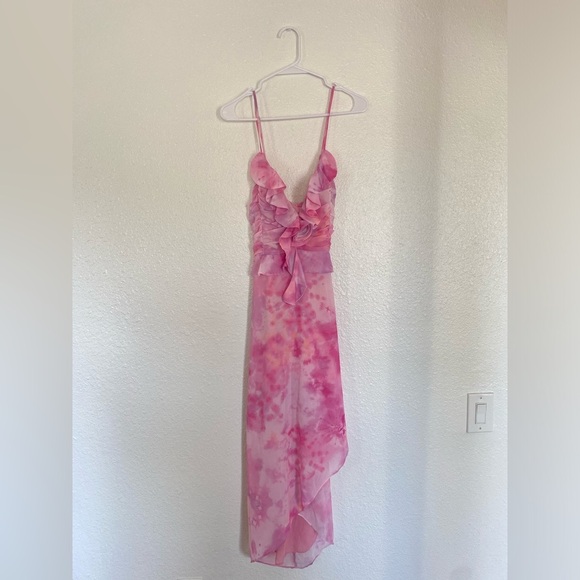 Tatum Midi Dress in Pink Tie Dye Tularosa by Revolve XL - Picture 3 of 8